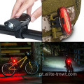 Luzes de bicicleta de bicicleta Luz de aviso de segurança